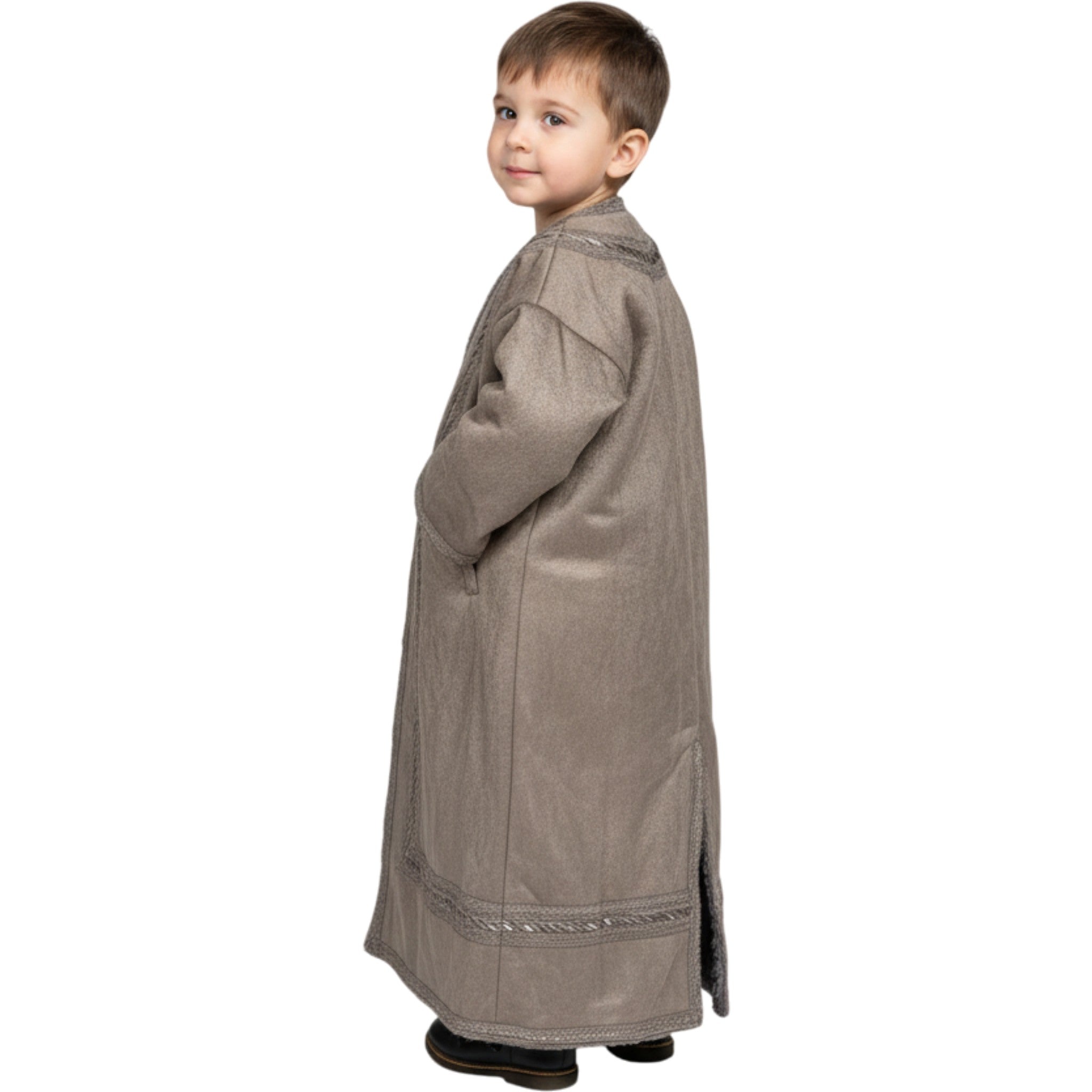 Kids Winter Fur Coat – Hooded & Stylish for 3-4 Year Olds, Warm Faux Fur Outerwear