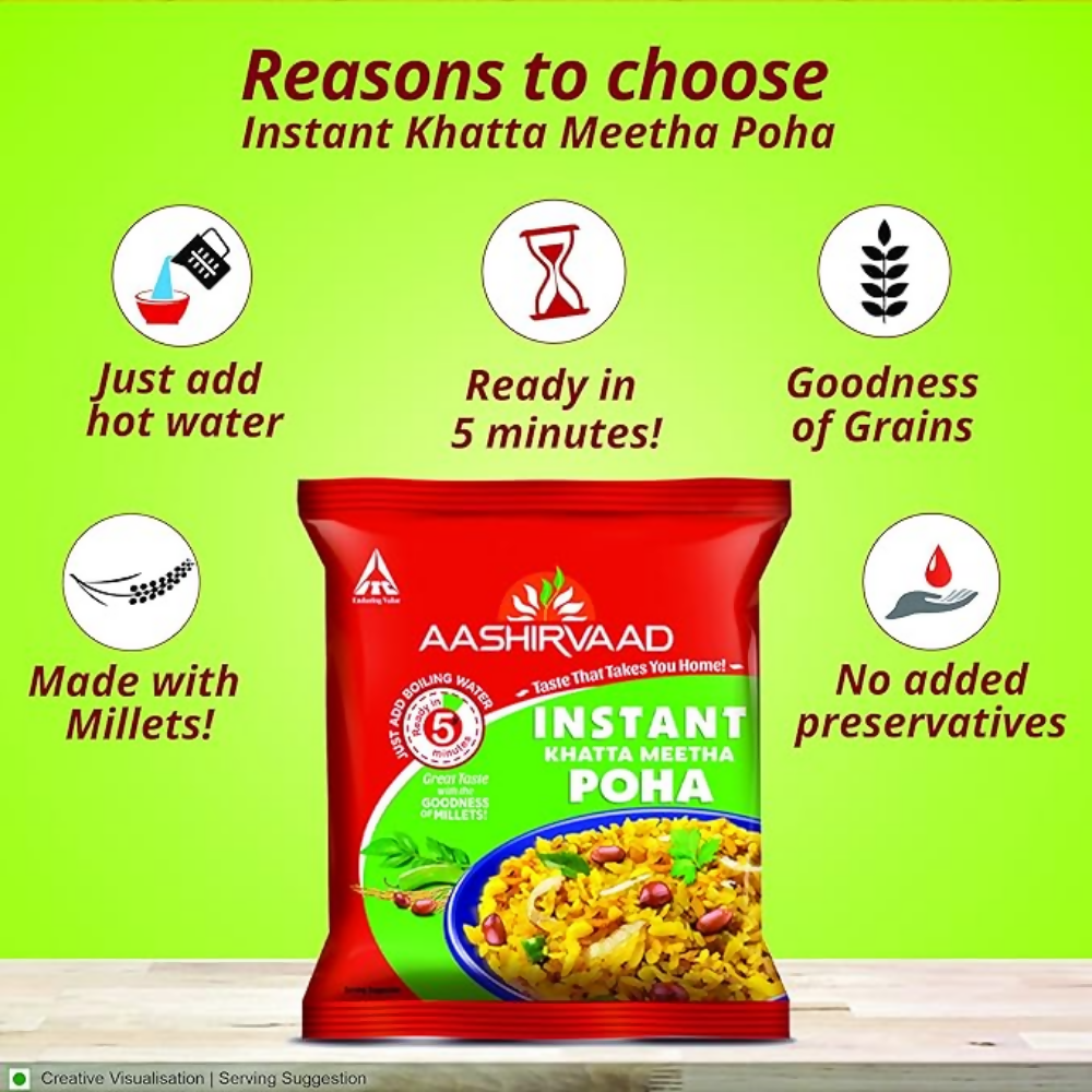Aashirvaad Instant Khatta Meetha Poha