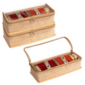 Homestrap Single Rod Storage Bangle Box - Golden