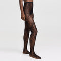 Wild Flower Lace Net Tights