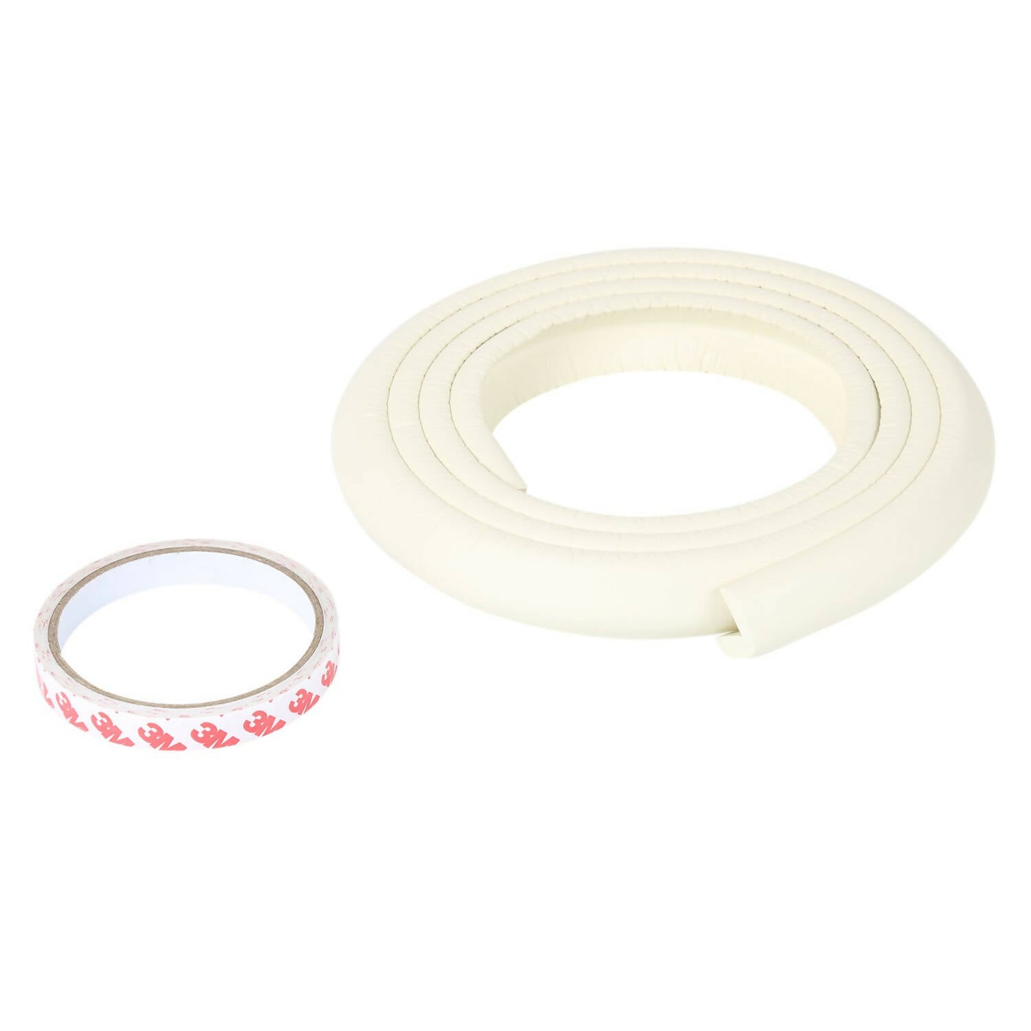 Safe-O-Kid Unique High Density L-Shaped 2 Mtr Long 1 Medium Edge Guard Strip White