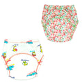 Kindermum Cotton Padded Pull Up Training Pants/ Padded Underwear˜For Kids-Autumn Animals Set of 2 pcs