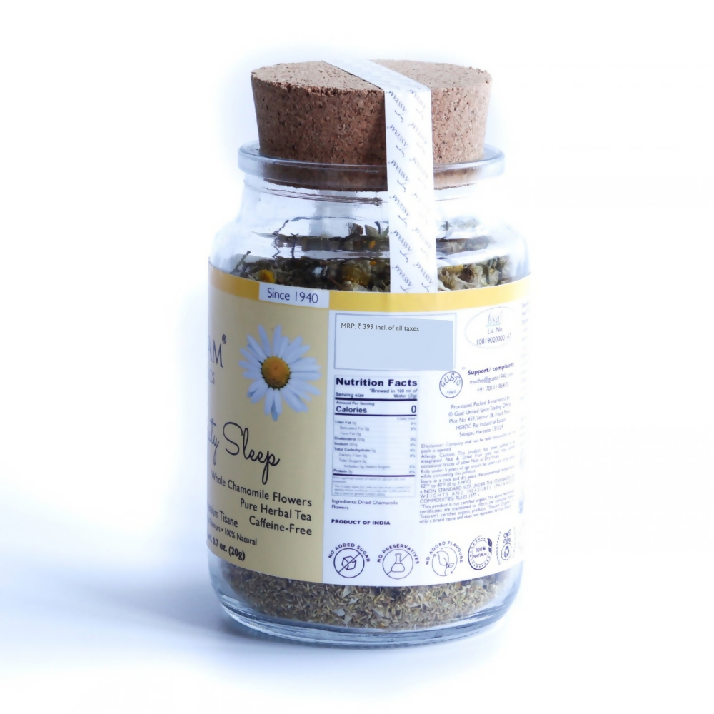 Tassyam Organics Beauty Sleep Chamomile Herbal Tisane