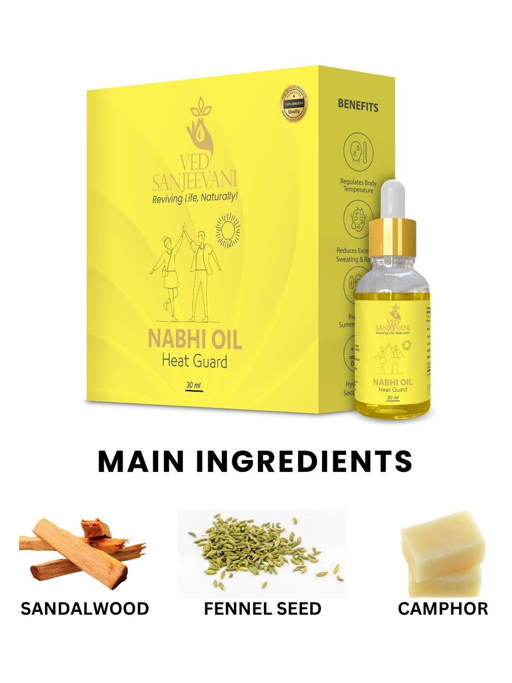 Ved Sanjeevani Heat Guard Nabhi Oil