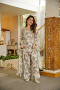 Aayaa Designer Printed Full Flared Suit