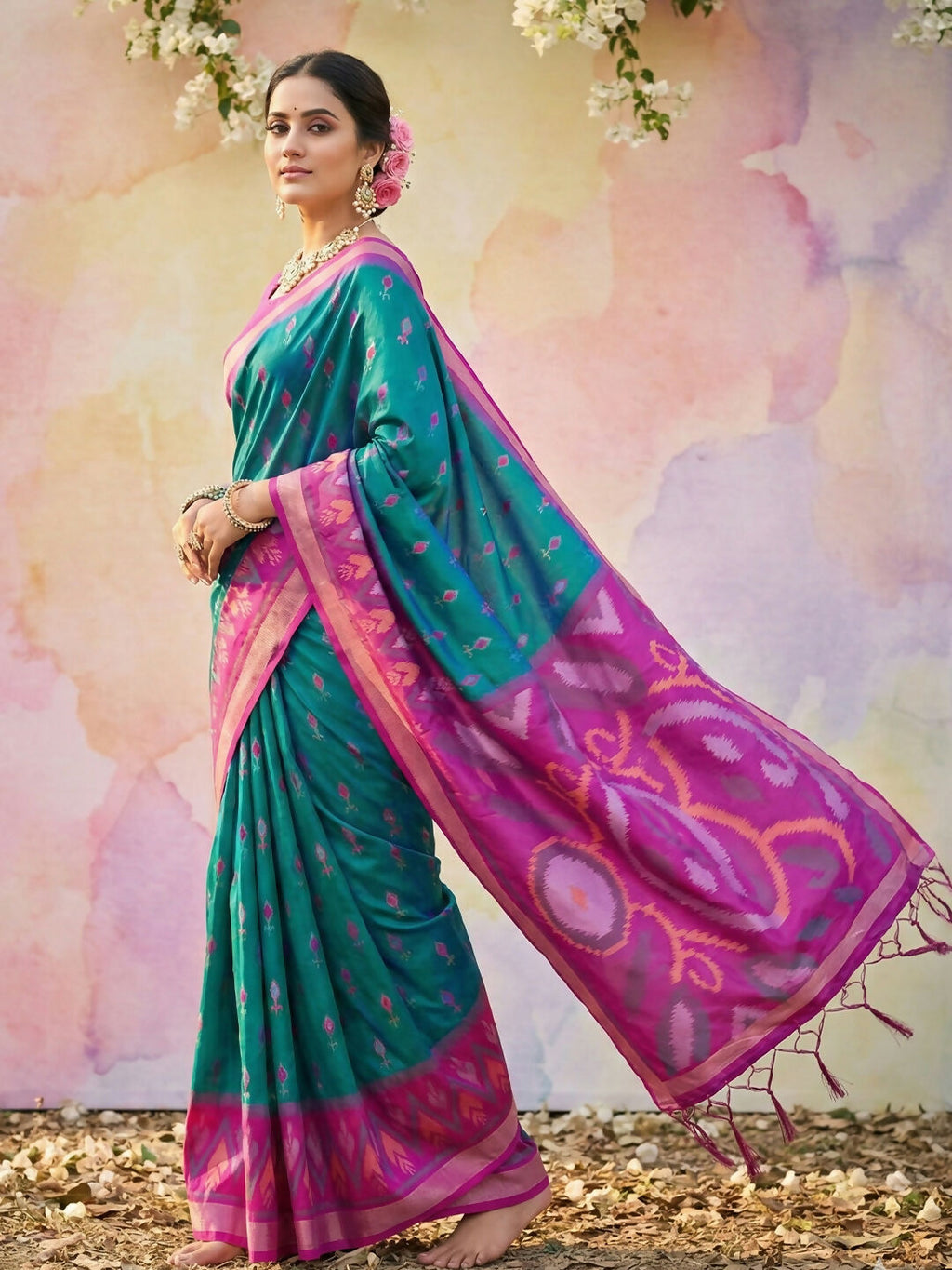 Shree Shyam Fashion Sky Blue Soft Silk Saree