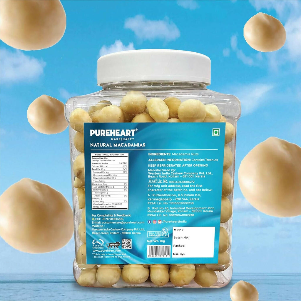 Pureheart Nutreat Natural Macadamia