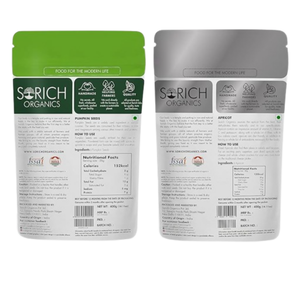 Sorich Organics Pumpkin Seeds + Turkish Apricots