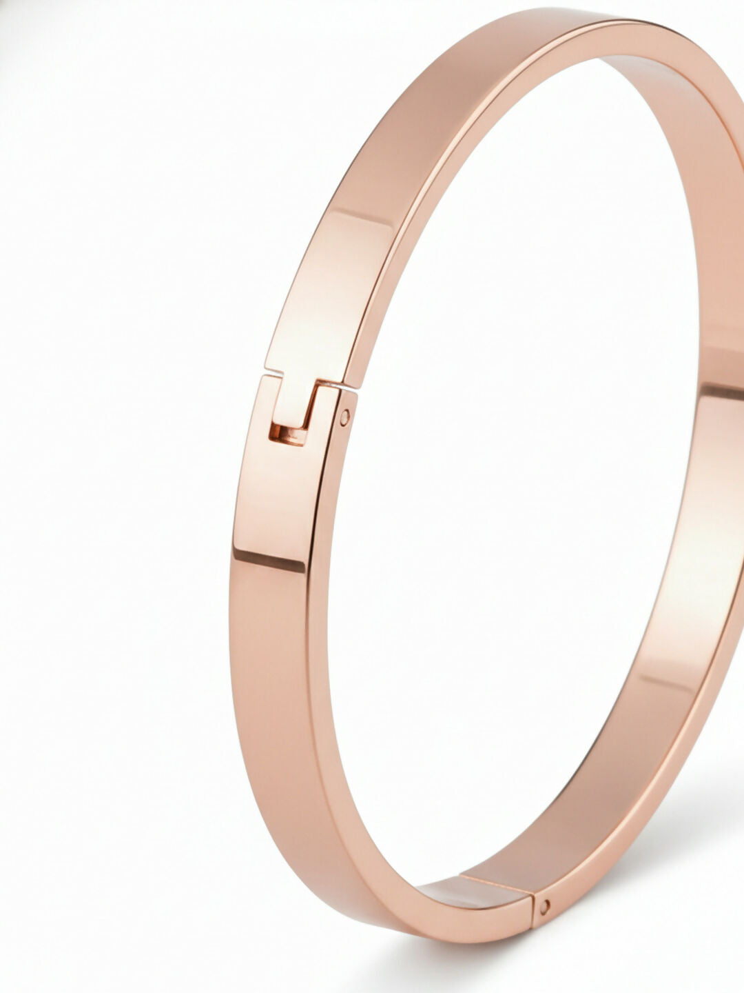 NVR Men's Rose Gold Kada Bracelet