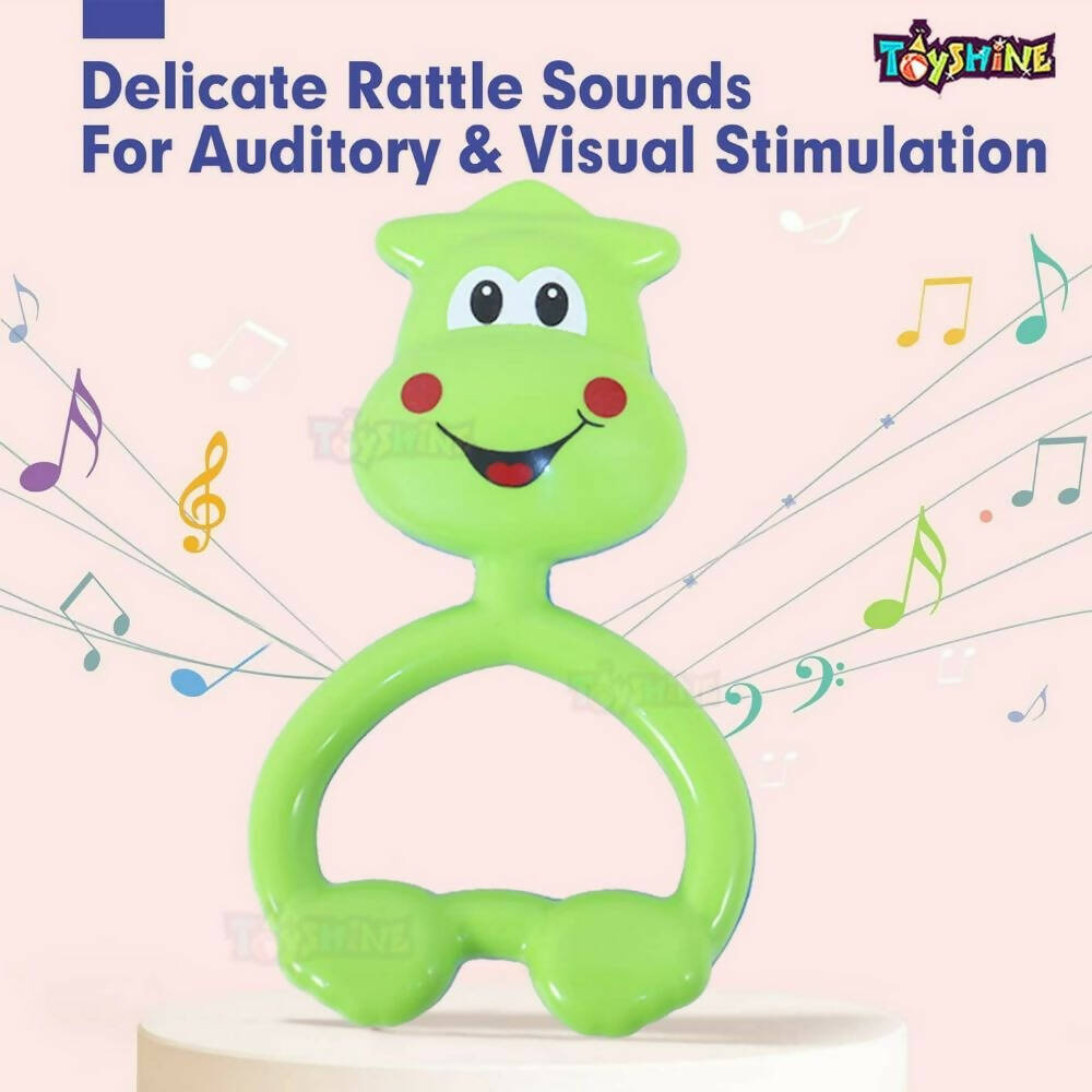 Toyshine Rattle with Teathers Combo for New Born Babies