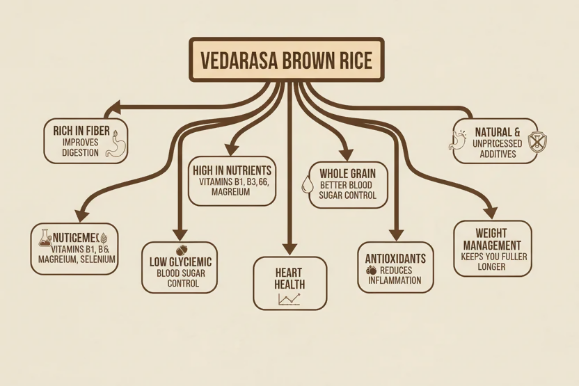 VedaRaSa Natural & Organic Brown Rice