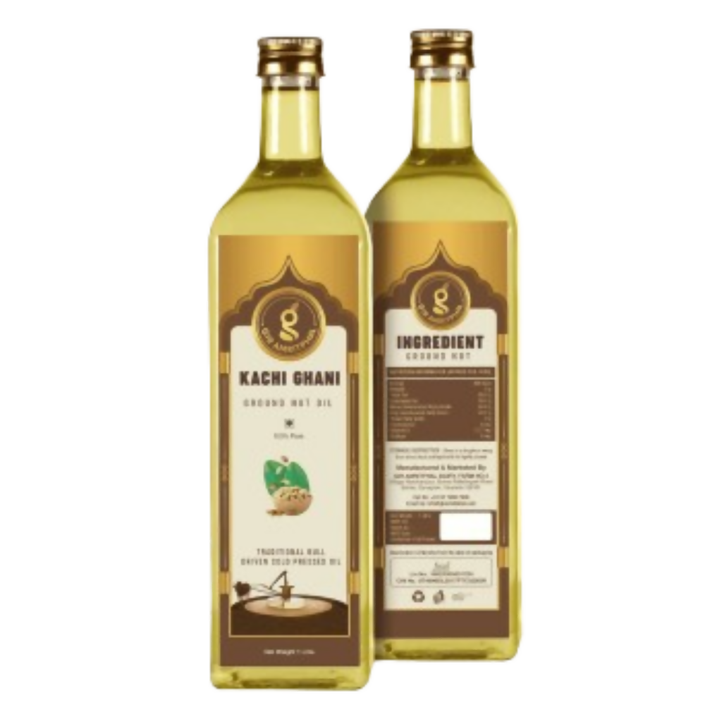 Giramritphal Kachi Ghani Cold Pressed Ground Nut Oil