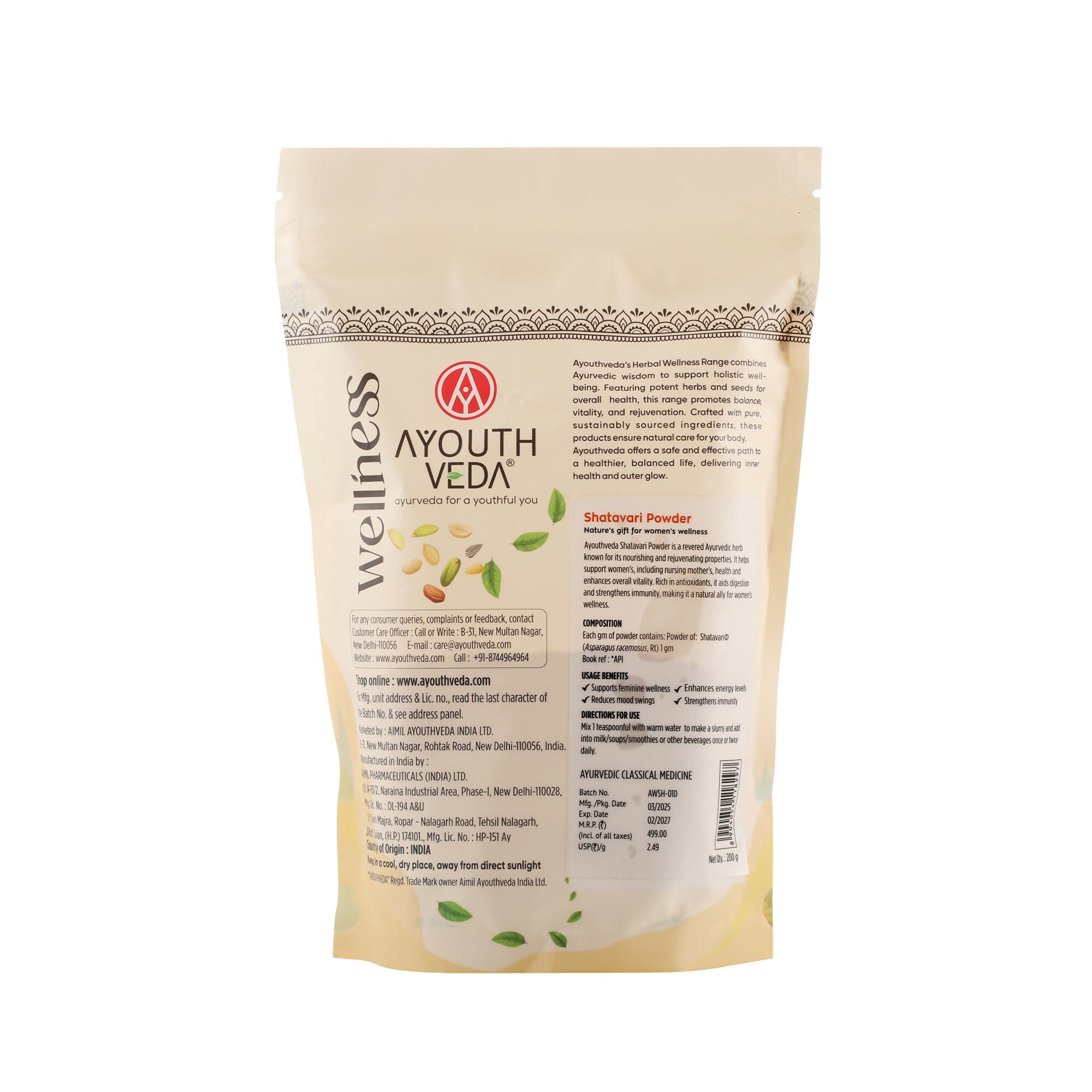 Ayouthveda Shatavari Powder