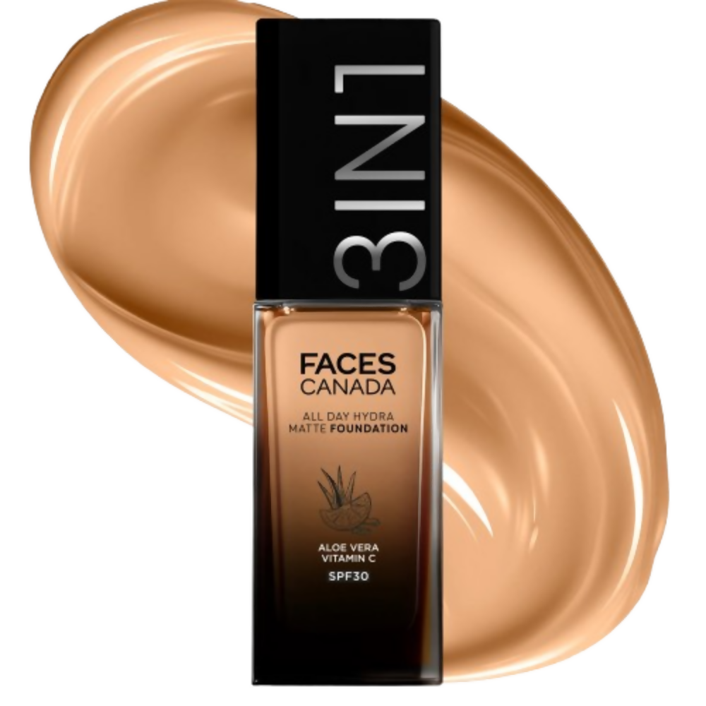 Faces Canada All Day Hydra Matte 3 in 1 Foundation - Rich Ivory 013