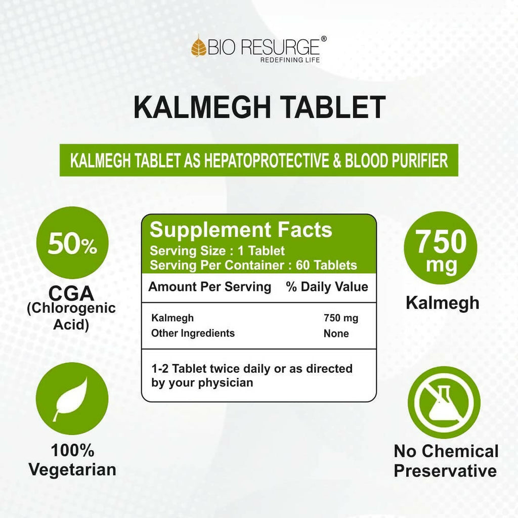 Bio Resurge Life Kalmegh Tablets