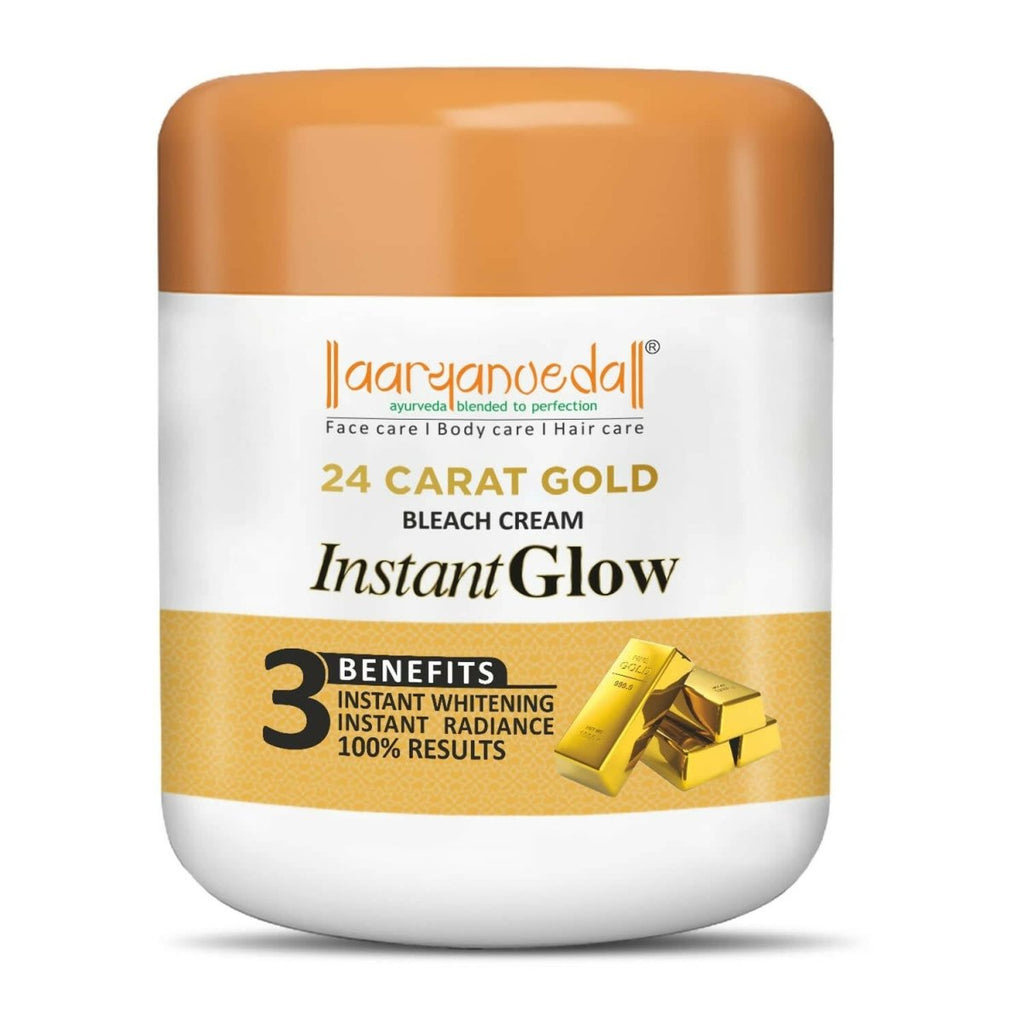 Aaryanveda 24 Carat Gold Bleach Cream