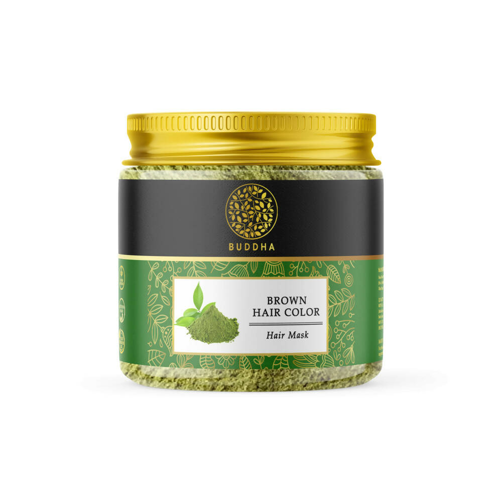 Buddha Natural Brown Hair Color- 100% Pure - Coloured Healthy Hair