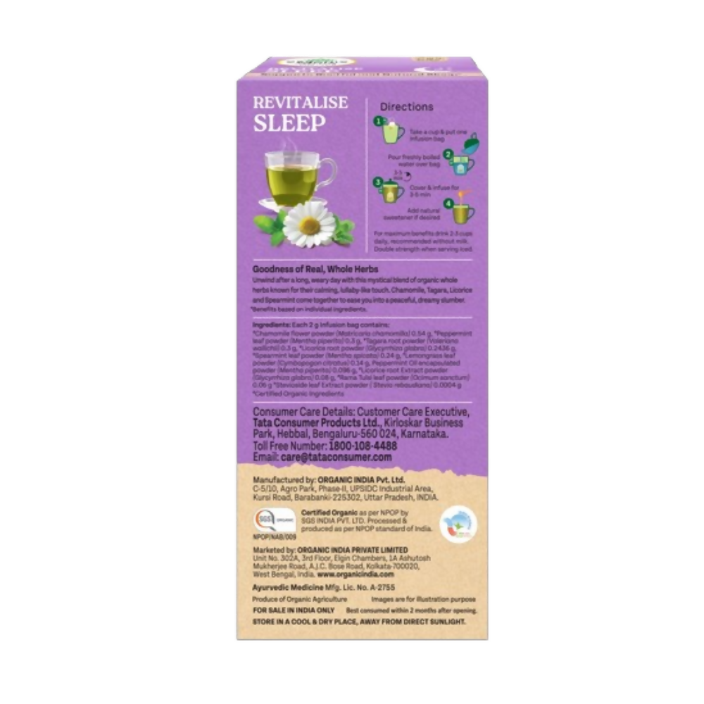 Organic India Revitalise Sleep Teabags