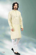 Raivat Ethnic Linen Cotton Pintux Work Kurta Pajama In Pista Green Colour